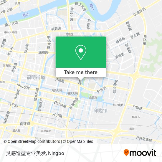 灵感造型专业美发 map