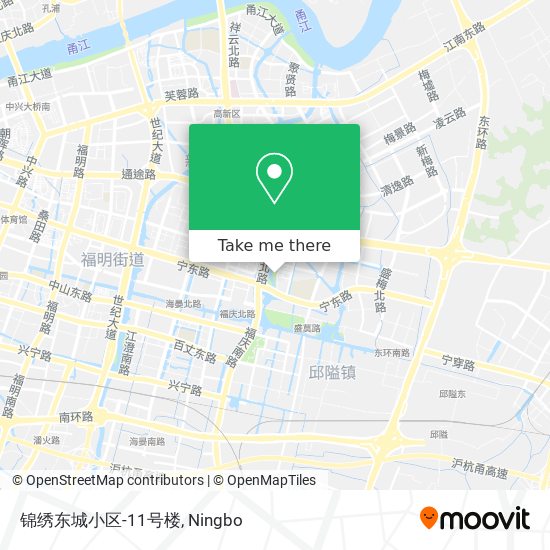 锦绣东城小区-11号楼 map
