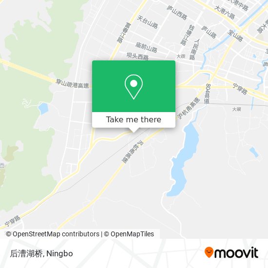 后漕湖桥 map