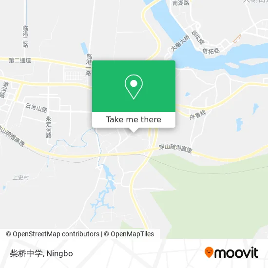 柴桥中学 map