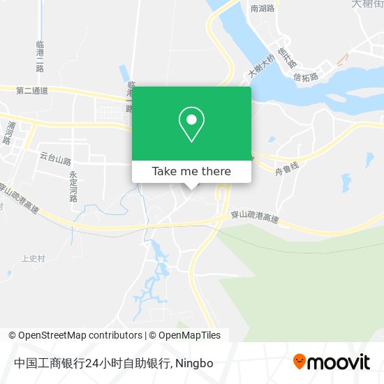 中国工商银行24小时自助银行 map