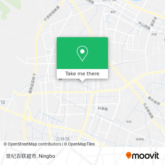 世纪百联超市 map