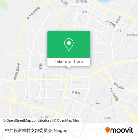 中共祝家桥村支部委员会 map