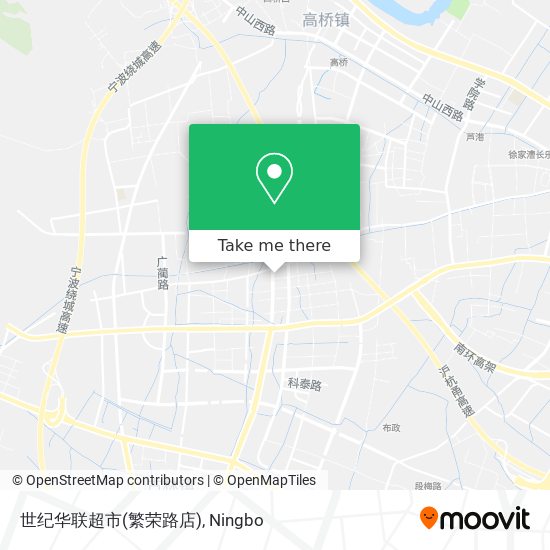 世纪华联超市(繁荣路店) map