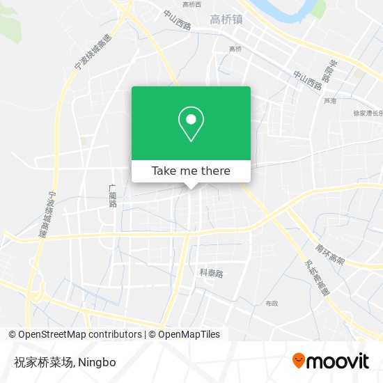 祝家桥菜场 map