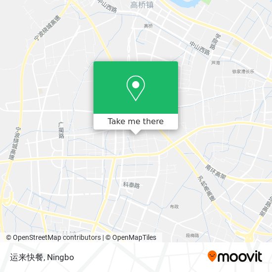 运来快餐 map