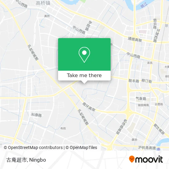 古庵超市 map