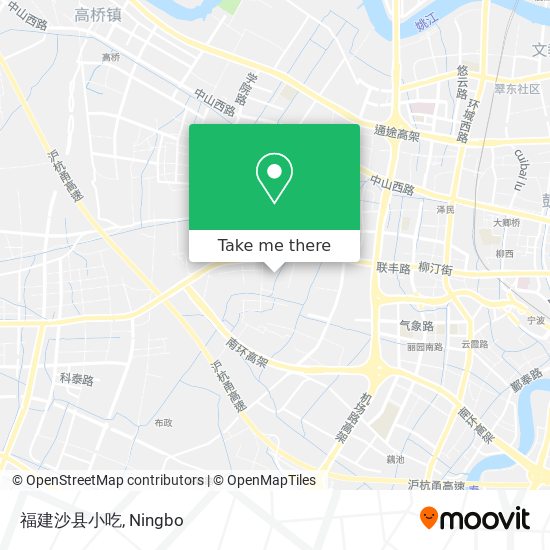 福建沙县小吃 map