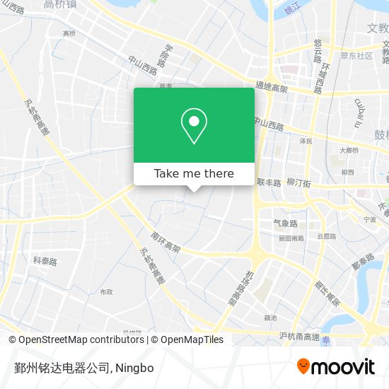 鄞州铭达电器公司 map
