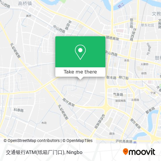 交通银行ATM(纸箱厂门口) map