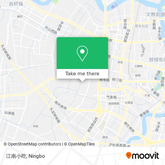 江南小吃 map