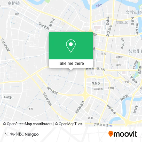 江南小吃 map
