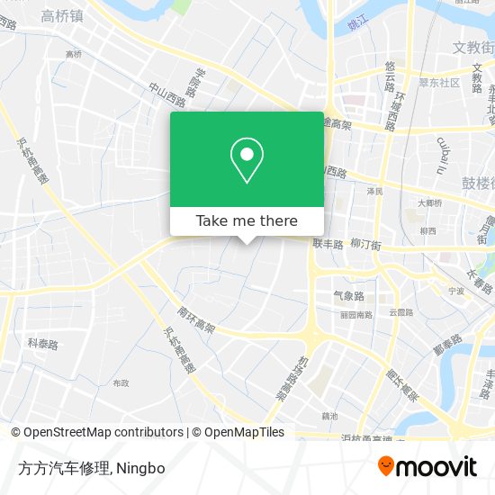方方汽车修理 map