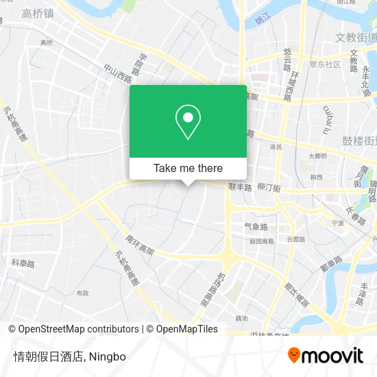 情朝假日酒店 map