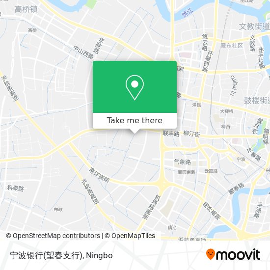 宁波银行(望春支行) map