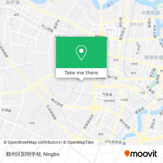鄞州区阳明学校 map