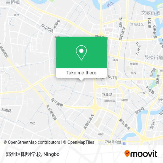 鄞州区阳明学校 map