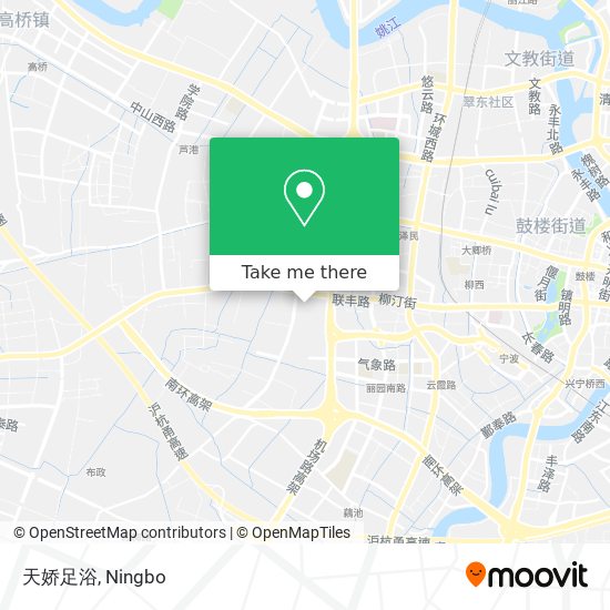 天娇足浴 map
