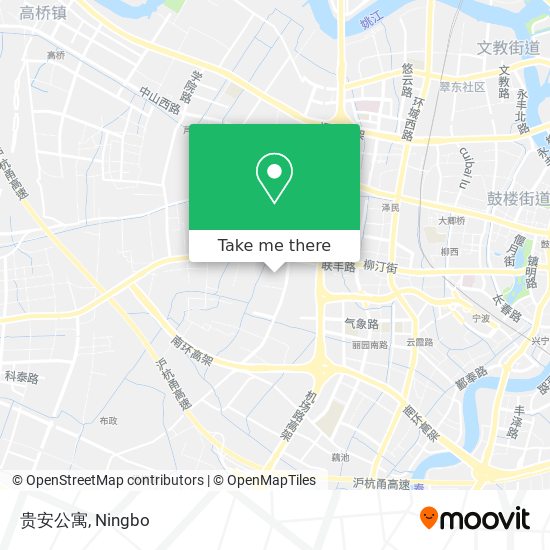 贵安公寓 map