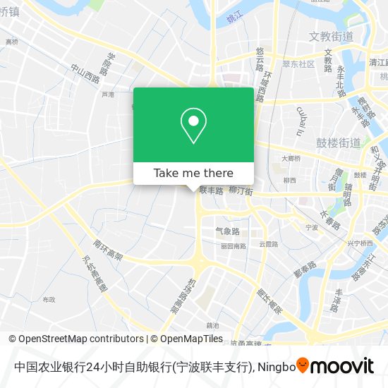 中国农业银行24小时自助银行(宁波联丰支行) map