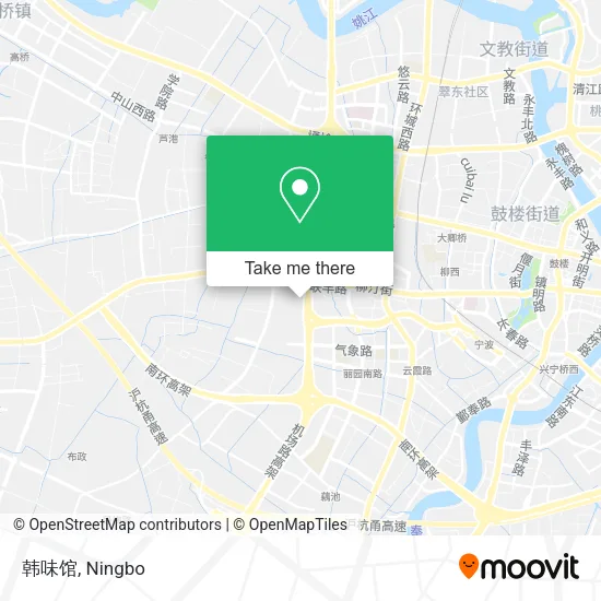 韩味馆 map