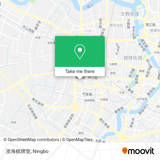 浙海棋牌室 map