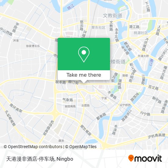 天港漫非酒店-停车场 map