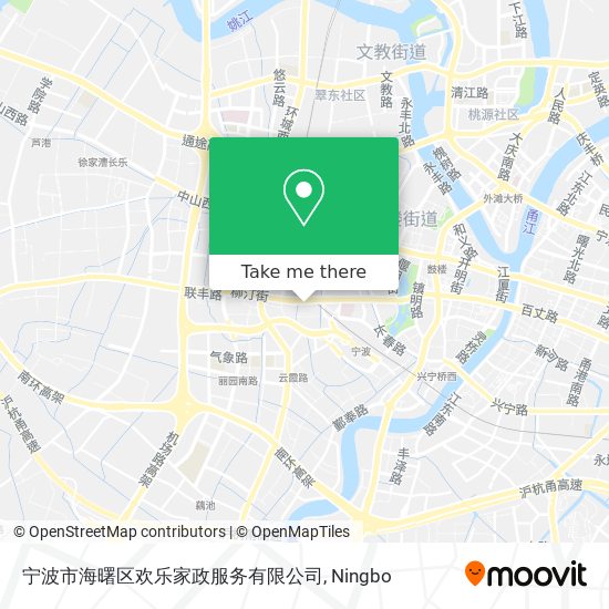 宁波市海曙区欢乐家政服务有限公司 map