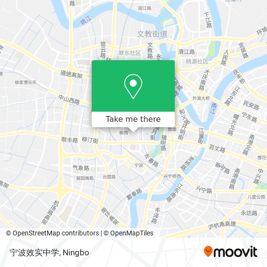宁波效实中学 map