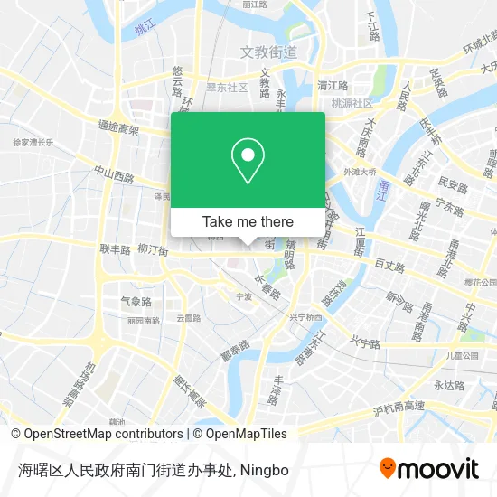海曙区人民政府南门街道办事处 map