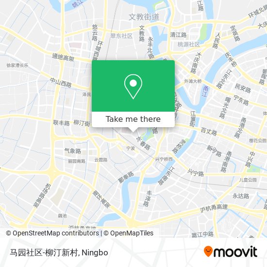 马园社区-柳汀新村 map