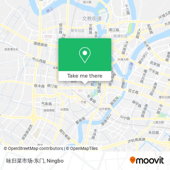 咏归菜市场-东门 map