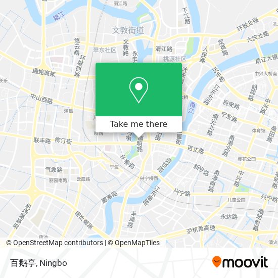 百鹅亭 map