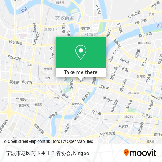 宁波市老医药卫生工作者协会 map