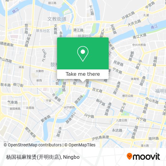 杨国福麻辣烫(开明街店) map