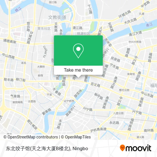 东北饺子馆(天之海大厦B楼北) map