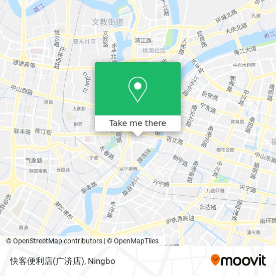 快客便利店(广济店) map