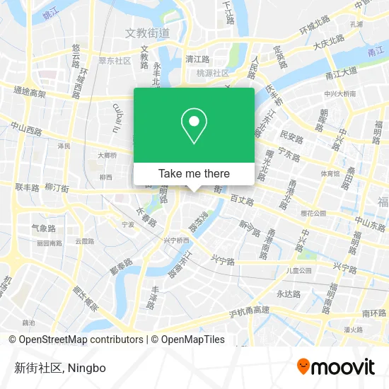 新街社区 map