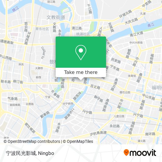 宁波民光影城 map