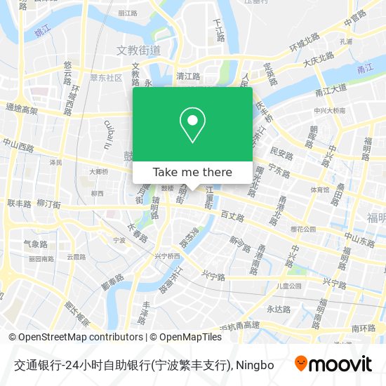 交通银行-24小时自助银行(宁波繁丰支行) map