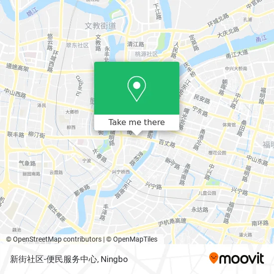 新街社区-便民服务中心 map