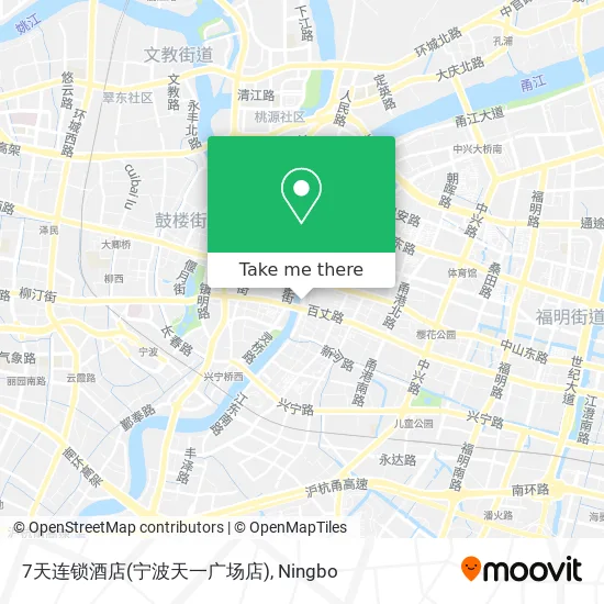 7天连锁酒店(宁波天一广场店) map