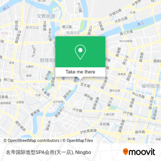 名帝国际造型SPA会所(天一店) map