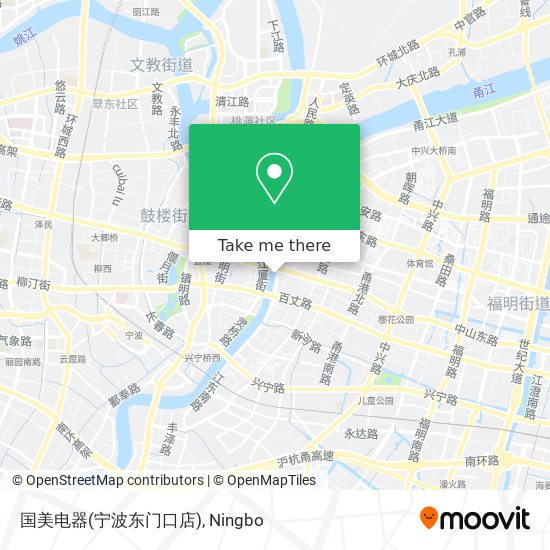 国美电器(宁波东门口店) map