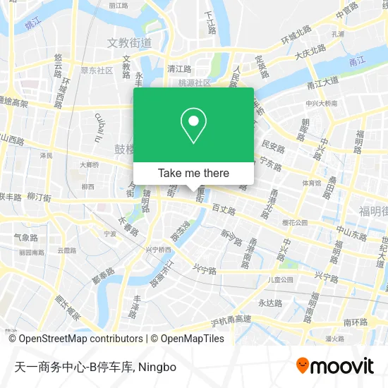 天一商务中心-B停车库 map