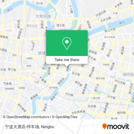 宁波大酒店-停车场 map