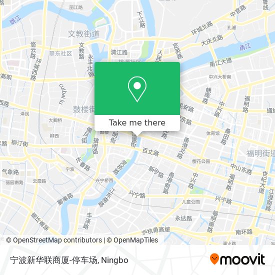 宁波新华联商厦-停车场 map