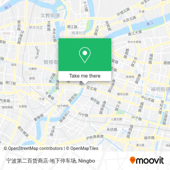 宁波第二百货商店-地下停车场 map