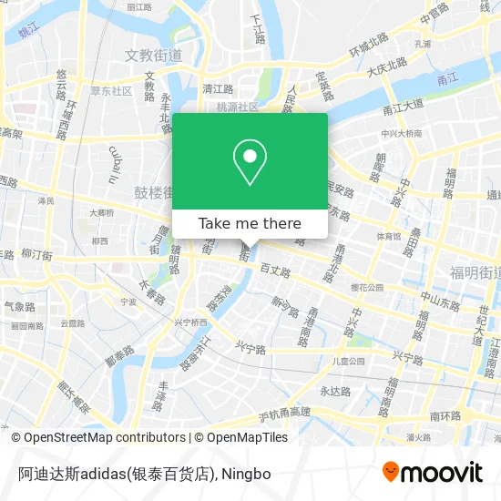 阿迪达斯adidas(银泰百货店) map