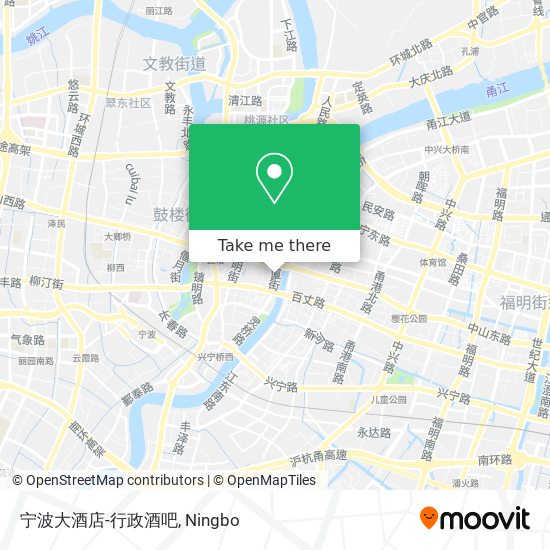 宁波大酒店-行政酒吧 map